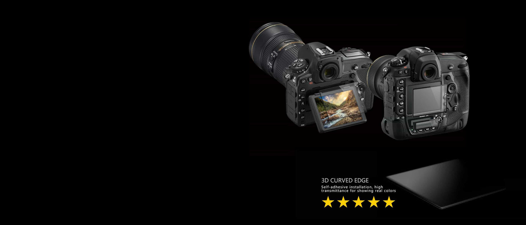 GGSFoto, Premium, Displayschutz für Nikon Z &, Z7, Z8, Z9, Z50, Z30, D850, Z7 II, Z6II