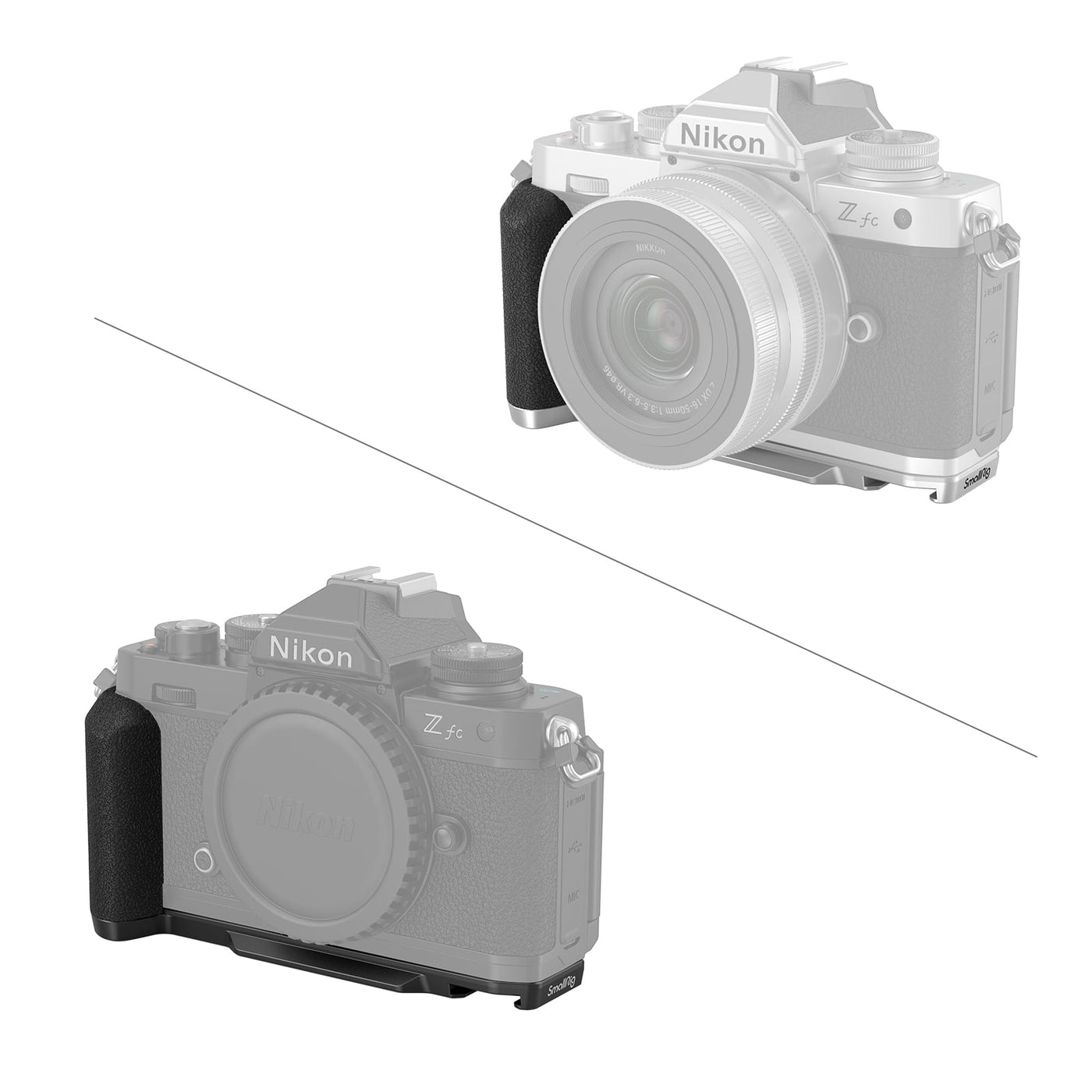 Erweiterungsgriff für Nikon Z fc SmallRig 3480 Silber/Schwarz
