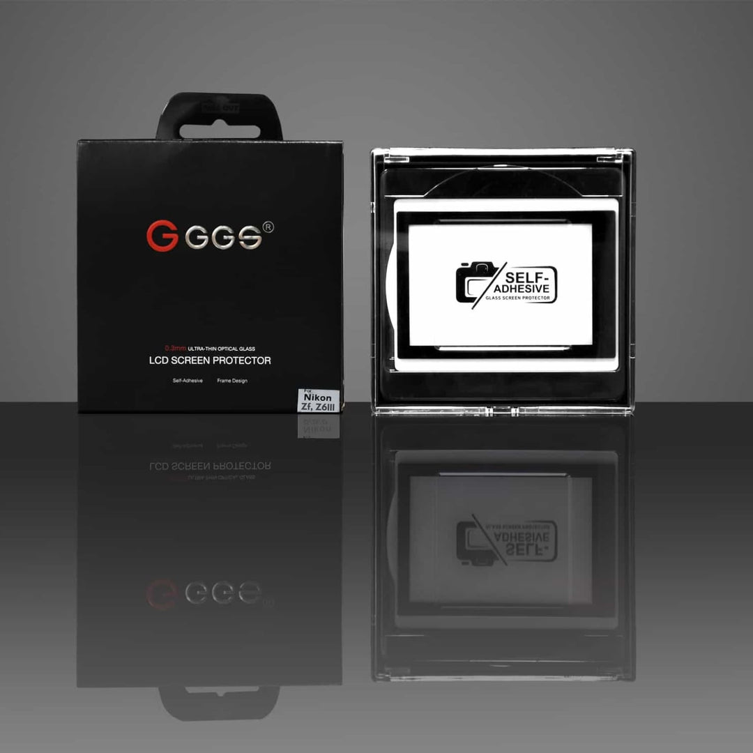 GGS Displayschutzglas Nikon Zf, Screen protector, Z6 III, Premium Kamera display-protector von GGS für Nikon Z6III