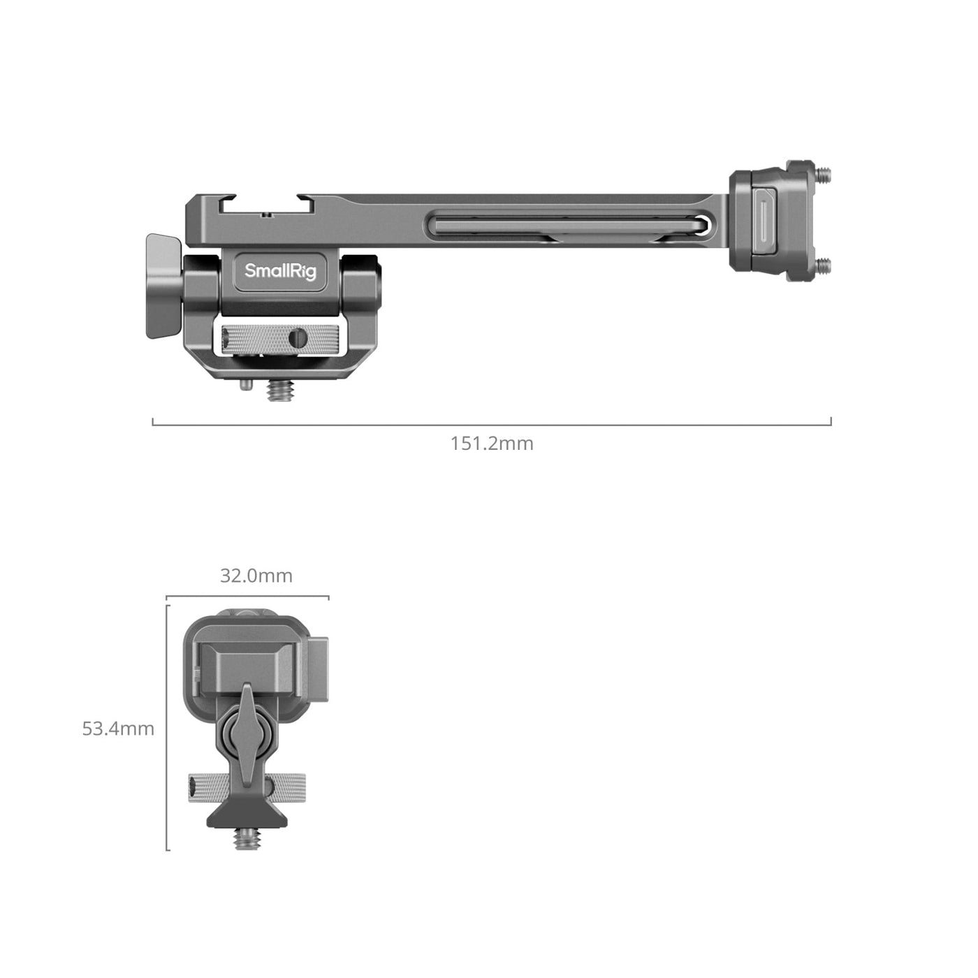 HawLock H21-Monitorhalterung für DJI RS4 Pro, RS4, RS3 Pro, RS3, RS3 Mini, RS2, RSC2 Gimbal SmallRig 4637