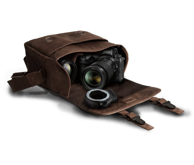 CS-P14 Leder-Messenger-Bag Original Nikon -#-Kameratasche--#---TascheMessenger Bag kaufen, test, preis, Nikon Z, Z Objektiv, Nikon zubehör